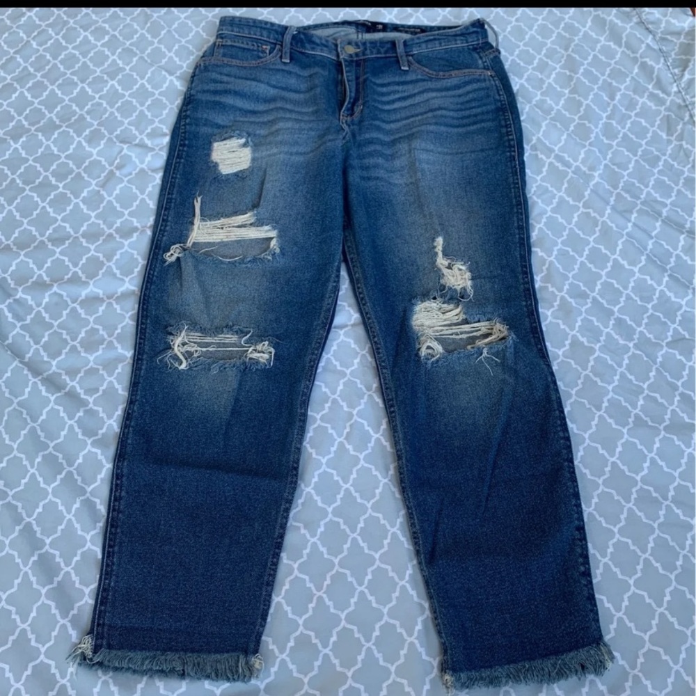 Hollister high rise skinny Mom jeans
